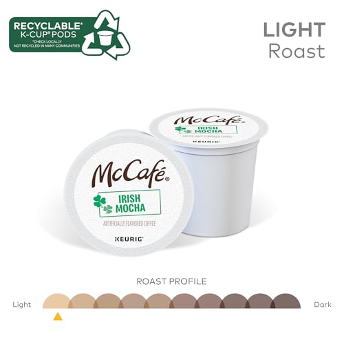 Image of McCafe Irish Mocha, Keurig Single Serve K-Cup Pods, Flavored Coffee, 96 Count (4 Packs of 24)
