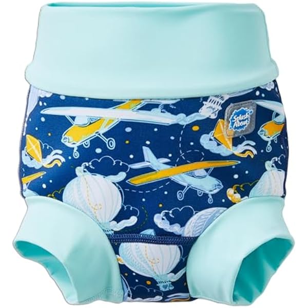 Splash About Happy Nappy Duo Wiederverwendbare Schwimmwindel, Up in the Air, 12-24 miesiące