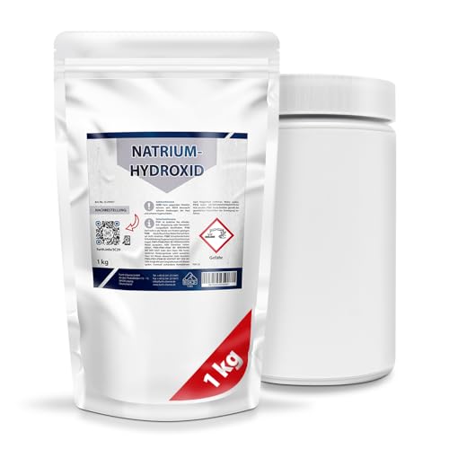 Natriumhydroxid (99%) 1 kg + Schraubdeckeldose...