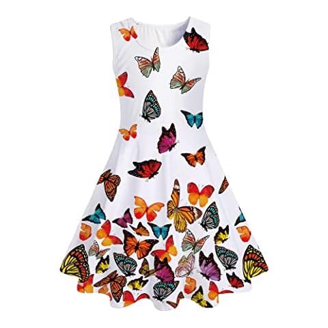 Belovecol Little Girls Cute Butterfly Dress Cover