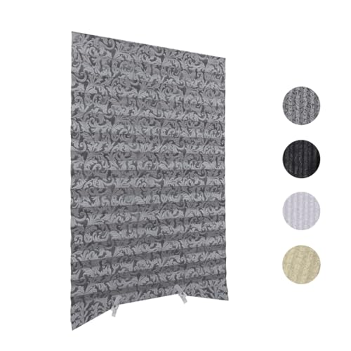 Maritown Window Blinds No Drill Blinds Easy Fit Clip On Stick On Temporary Blinds for Window Doors Self Adhesive Paper Blinds Pleated Shades for Bathroom Kitchen Bedrooom Patio