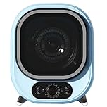 Compact Tumble Dryer, 5kg Mini Vented Condenser, Portable Clothes Spin Dryer with 0.8kg Load Capacity, 2 Temperature Settings for Apartments & Small Spaces
