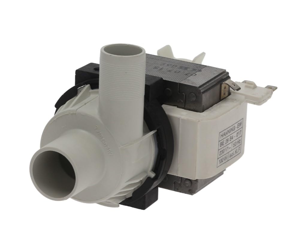 Hanning Ablaufpumpe BE28B4-017 für Kombidämpfer und Heißluftofen Rational 3002.1000 230V 100W 50Hz Eingang ø 30mm Ausgang ø 24mm, CLine, CM101G, CM61G, CC101, CCM102, CD202, CD61, CPC102, CPC202