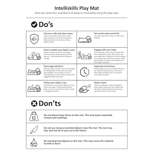Image of FIRSTCRY INTELLISKILLS Premium Extra Large Reversible Play Mat for Babies | Learning & Crawling Foldable Baby Mat for Floor | 6.5x4.5 ft | 0.6cm Thick (Carnival & Alphabet), Multicolor, 1 Count