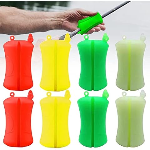 Angelrutenhalter Angelrute Schutz Befestigung Gummi Wiederverwendbare Rutenhalter Angelwerkzeug Verschleißfestes Befestigungselement Dichtes Angelzubehör Cover