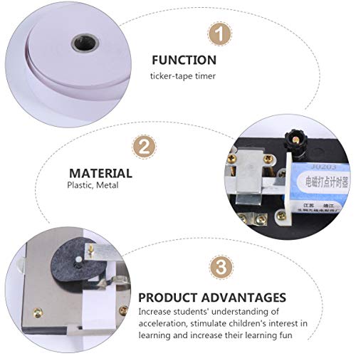 VILLCASE CronÃ´metro de Fita de Velocidade Ajustado CronÃ´metro de Pontos EletromagnÃ©ticos CronÃ´me