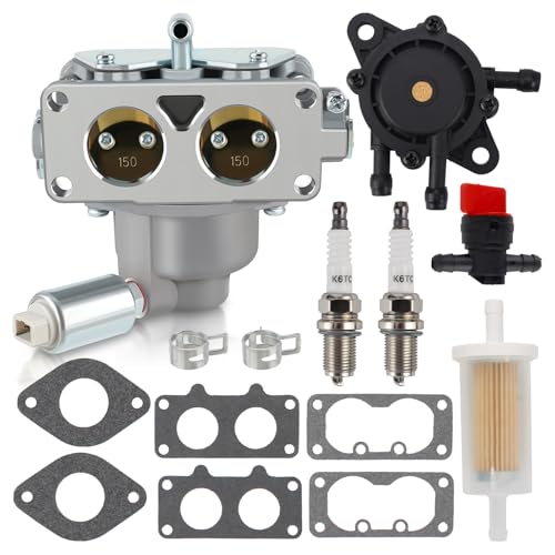 Carbbia Carburetor w/Gasket for 796227 796258 796997 Lawn Tractor V-Twin 407777 40N877 40R877 445677 445877 44L777 44M777 44P777 44R677 Engine Carb Fuel Pump Filter Valve Spark Plug