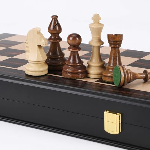 Rinten 17" Wooden Chess Set