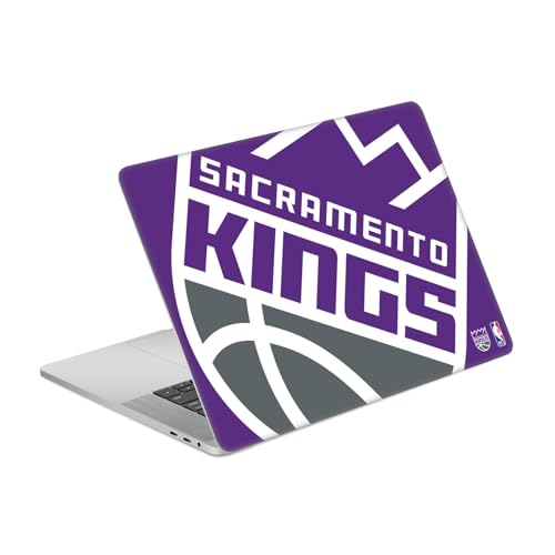 Autocollant MacBook Pro 15.4 anti-traces de doigts peau vinyle logo Kings Sacramento A1990