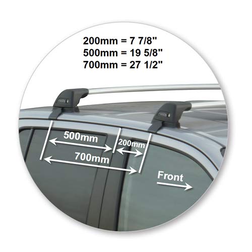 Amazon | YAKIMA 正規品 WHISPBAR ベースラック ベースキャリア セット