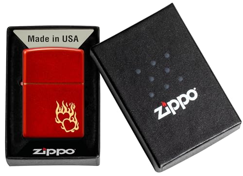 Encendedor Zippo Metalizado Rojo 46102 miniatura 6