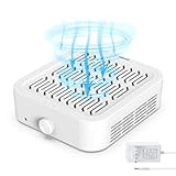 Adonafy Aspiratore Unghie Professionale120W: Aspirapolvere per Unghie per Principianti - Basso Rumore Collettore di Polveri per Unghie ad Aspirazione Regolabile con Filtro per Salone, Bianco