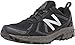 New Balance Men's 410 V5 Trail Running Shoe, Black/Thunder/Alpha Red, 10.5 M US