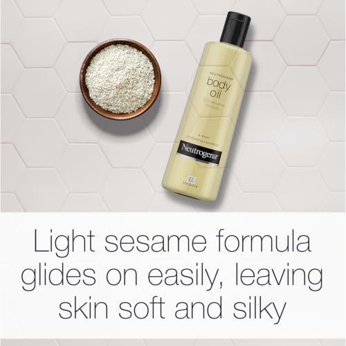 Neutrogena Body Oil Light Sesame Formula, Twin Pack, 16 fl oz - image 3