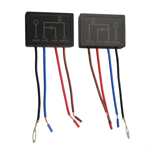 Lot de 2 variateurs sensoriels tactiles au design élégant pour mettre à niveau les lampes de table et de sol avec un accent sur la commodité et la flexibilité de l'utilisateur (2 interrupteurs + 8