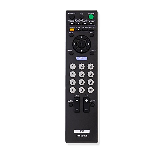 Rm-Yd028 Replaced Remote For Sony Tv Kdl-46Vl150 Kdl-52S5100 Kdl-46Ve5 Kdl32L5000 Kdl46S5100 Kdl32Xbr9 Kdl52V5100 Kdl46V5100 Kdl52S5100 Kdl32S5100 Kdl40V5100 Kdl26L5000 #TOP11