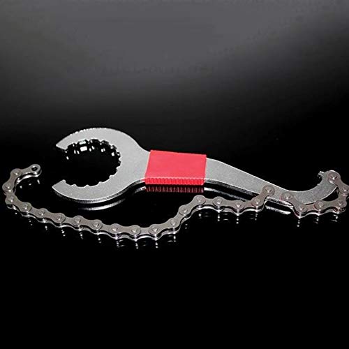 Preisvergleich Produktbild Nowakk 3 In 1, Fahrrad-Kettenpeitsche, Tretlager, Freilaufschlüssel, Reparatur-Entferner-Werkzeug, Ketten-Demontageschlüssel, Fahrradreparaturwerkzeug