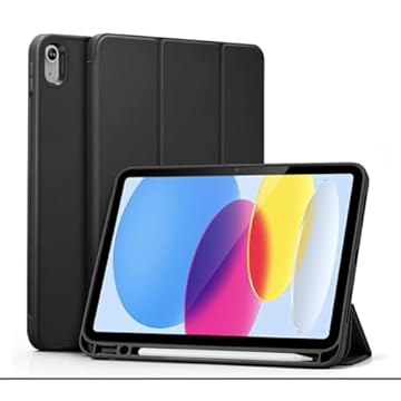 Capa Case PREMIUM Anti Impacto com função sleep e suporte para Apple Pencil - compatível com Apple New iPad 11ª 2025 Chip A16 e iPad 10ª de 10.9 Polegadas