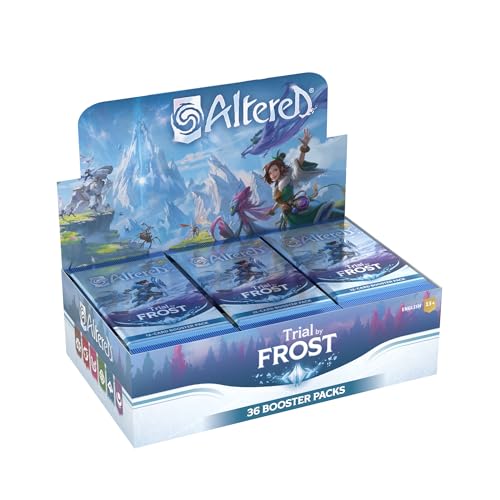 Image of Altered Trial by Frost 36-Pack Booster Display - Unique Deck Building, Strategic Non-Combat Gameplay, Collectible Trading Card Game, Ages 13+, 2 Players, 20-30 Minute Playtime, Made by Equinox