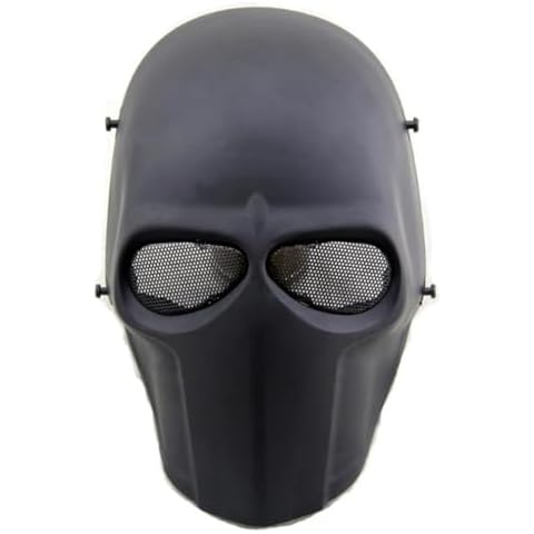 Koyheng Airsoft Mask Paintball Hockey BB Full Face Protective Mesh Mask Creative Graffiti Mask Cover
