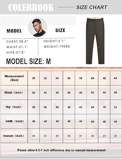 Image of CB-COLEBROOK Luxury PV Stretchable Classic Casual Pants for Men | Stylish Ankle Fit Men's Wear Premium Trousers for Office or Party | Mens Fashion Dress Trouser with 4 Pockets & Suit Pant's
