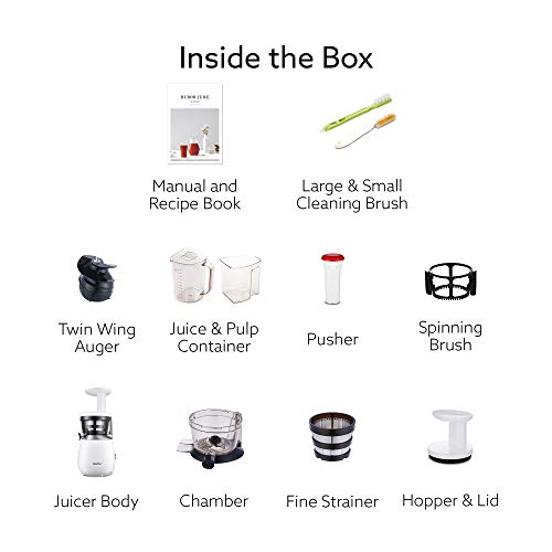 Hurom Hp Slow Juicer, White (Renewed) #TOP6