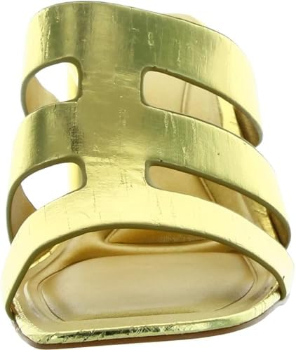 Franco Sarto SARTO Womens Flexa Carly Heeled Slide Sandal Gold Metallic 6 M | Image 1
