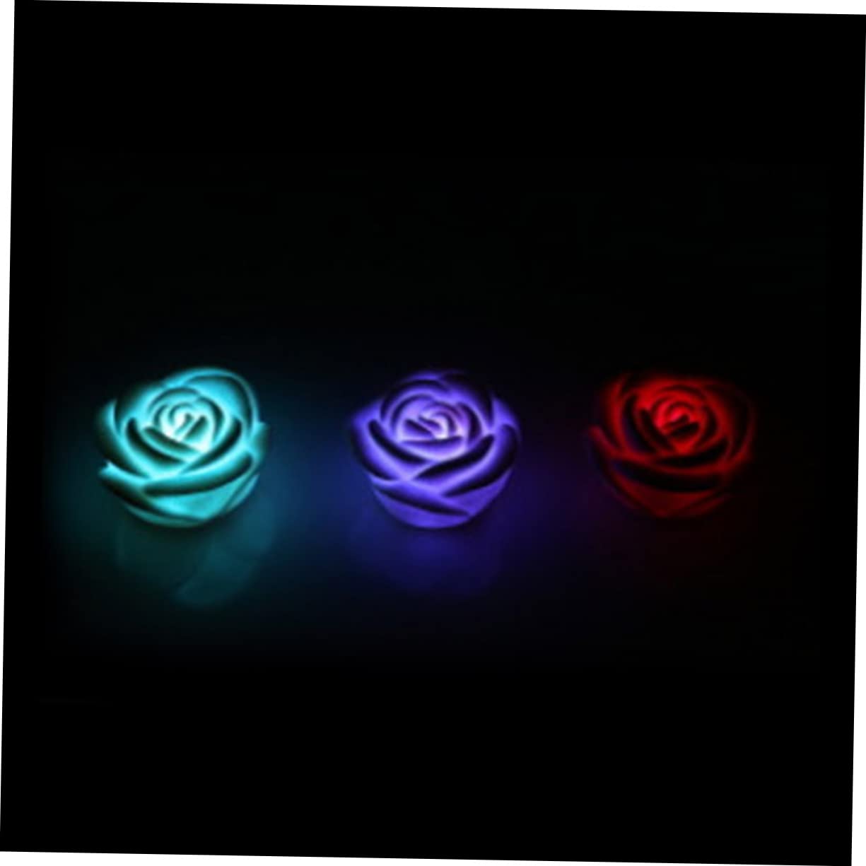 1pc Fleur Éternelle Led Bougie Électronique Simulation, Lumière Nuit