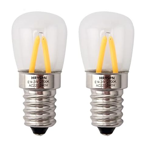 Bombilla LED nevera HRYSPN E14 2W (25W) 2700k (2-pack) Cover