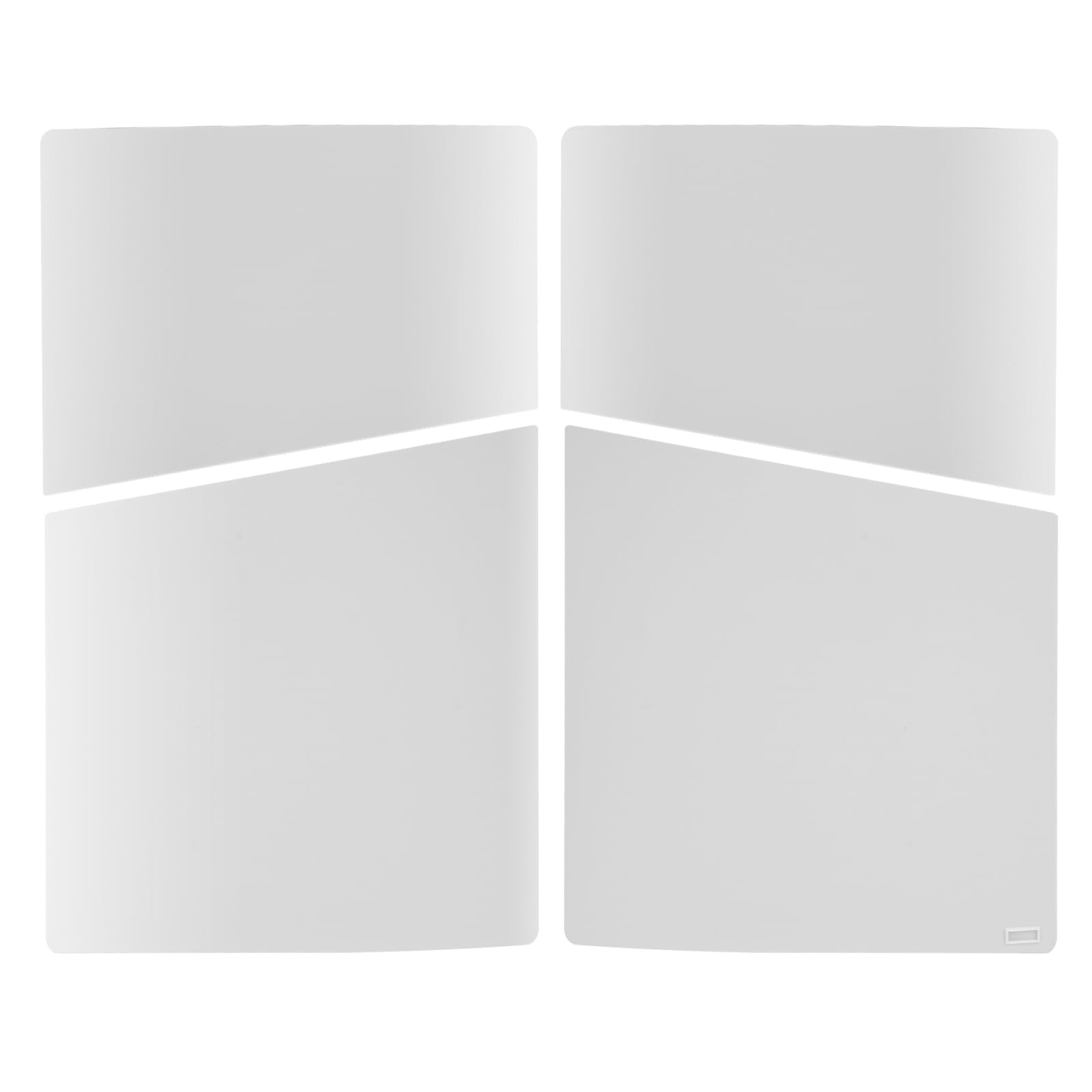 4PCS Faceplate Replacement for PS5 Slim Digital Edition Side Plate Shell Accessories Hard Shockproof Anti-Scratch Dustproof ABS Case