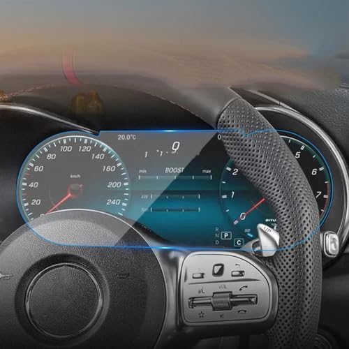 Verre trempé Mercedes Classe C 2023 pour un écran de navigation propre