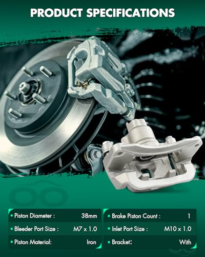 Image of SCITOO Rear Right Brake Caliper With Bracket 19B2582 Compatible For Subaru Baja 2003-2006 For Subaru Legacy 2000-2004 For Subaru Outback 2001-2004