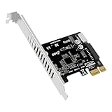 5Gbps Type-E USB 3.1 Front Panel IDC Socket & USB3.0 20Pin to PCI-E 1X Express Card VL805 Adapter for Desktop Motherboard