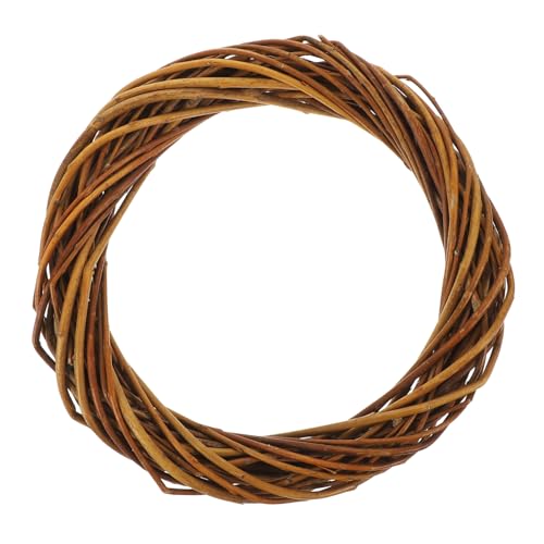 GALPADA Couronnes Osier Naturel Couronne Ronde pour Loisirs Créatifs Cadre pour De Noël