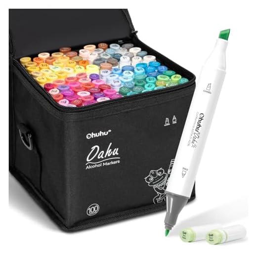 Ohuhu Double Tipped Art Markers Set