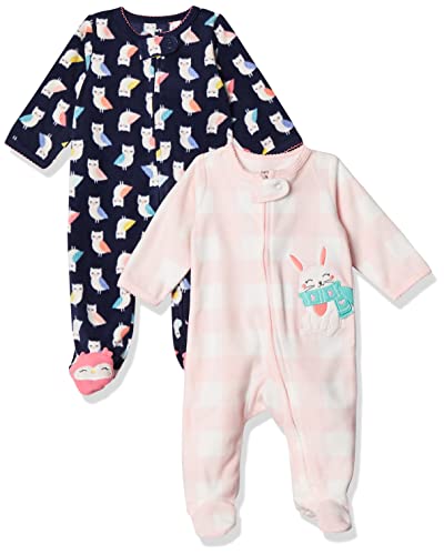 Carter's Girls' 2-Pack Microfleece Sleep and Play