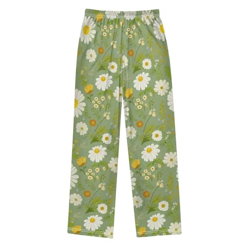J JOYSAY Buttercup Floral Sage Pajamas Pants Soft Long Pajama Bottoms Lounge Sleep Pants Size S-XL2