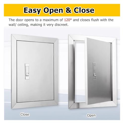Panneau d'accès en acier inoxydable 16x24 pour câblage de mur - 6