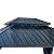 YOPTO 10x12FT Metal Hardtop Gazebo Outdoor Patios Double Roof Canopy Aluminum Garden Tent Curtains Netting for Backyards Decks Lawns,Grey