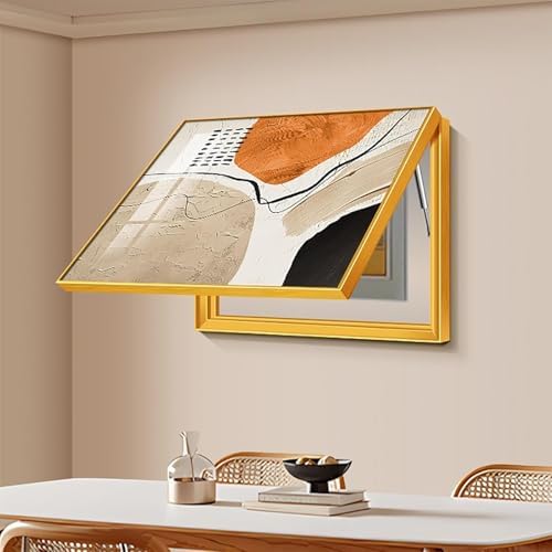 Decorative Electric Panel Cover, Wall Art for Circuit Breaker Box, Creative Hideaway Distribution Cover, Stylish Hanging Picture (15.7 x 11.8 in, Style 3)