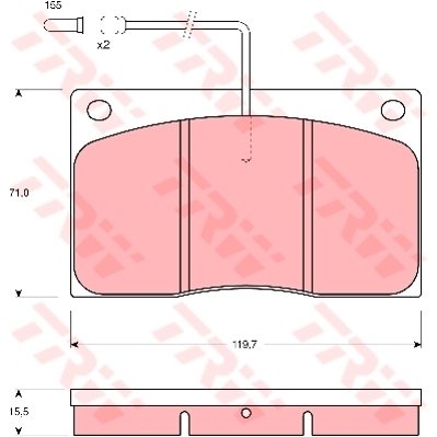 Kit Pastiglie Freno, Freno A Disco Trw GDB443 - 4