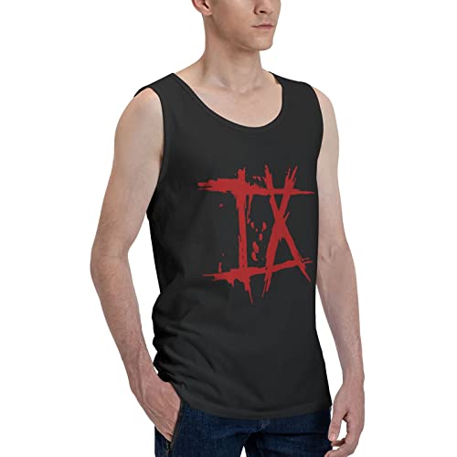 Ice Rock Nine Music Kills Band Logo Tank Tops Men's Bodybuilding Gym Shirt Sleeveless Shirts Undershirt Workout Tank Top Black Large #TOP1