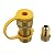 BISupply Natural Gas Grill Hose, 12ft - Flexible Gas Line Quick Connect Gas Hose 3/8in Female Flare to 1/2in Male Flare