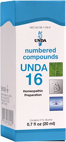 UNDA 16 Numbered Compounds | Homeopathic Preparation | 0.7 fl. oz.