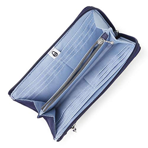 Baggallini Womens Zip Around Travel Accessory Travel Wallet, Navy, One Size Us #TOP3