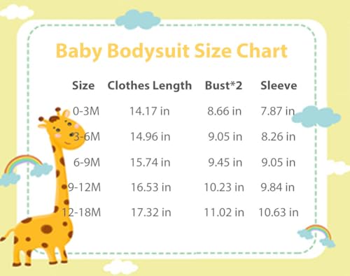 Watoche C115CT11-02 Baby Boy Ribbed Bodysuit Long Sleeve Solid Romper Newborn One Piece Outfits Unisex Ribbed Clothes,0-18 Months thumb #6