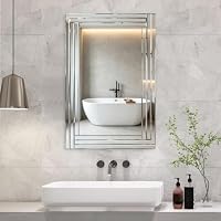 Muzilife Spiegel Rahmenloser Wandspiegel 90x60cm Rechteckiger – Ansicht 6