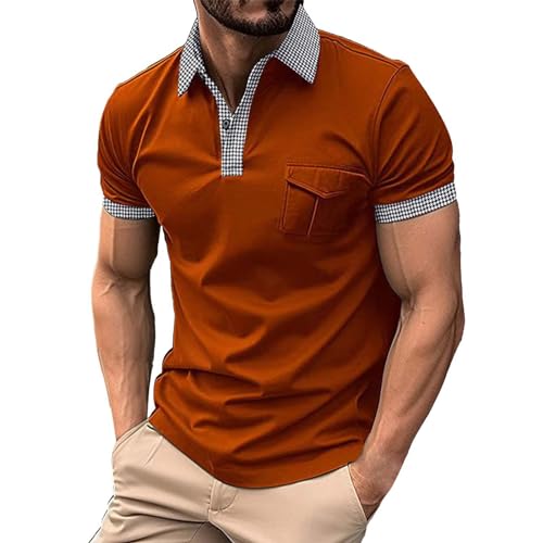 Polo décontracté homme WINWUQB t-shirt de travail léger d'été