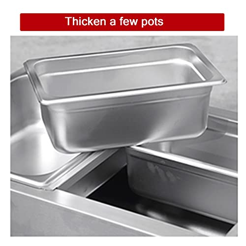 YQJY Elektrische Buffetwärmer Speisenwärmer Warmhalter Essenwärmer Warmhaltebehälter Speisewärmer Gastronomie… – Bild 7