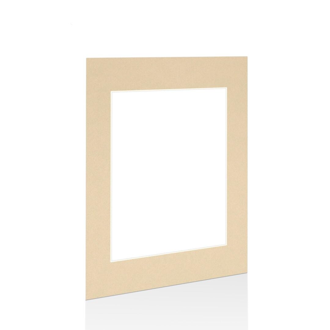 Procut Global A1 Ivory Picture Mounts to Fit A2 Aperture - Precision Cut Cardboard Photo Mount - Ideal for Frames, Prints, Artwork & Certificates - Sizes & Colours Available — image 1